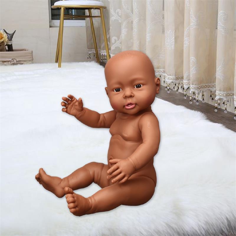 Mô Hình Búp Bê Em Bé Sơ Sinh Bằng Silicone 16 Inch