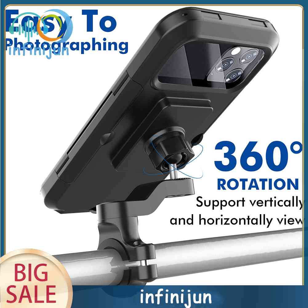 Giá Đỡ ĐiệN ThoạI ChốNg NướC GắN Tay CầM Xe ĐạP TiệN DụNg