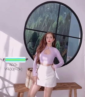 Áo kiểu cổ tàu borip