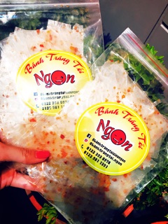 Bánh tráng tỏi siêu ngon chỉ với 15k