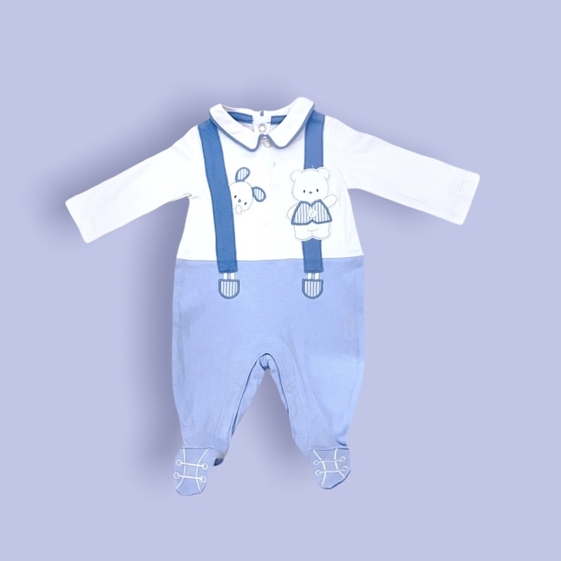 Bộ liền thân dễ thương cho bé sơ sinh, Body suit xuất dư  vải cotton mềm mại an toàn cho da bé