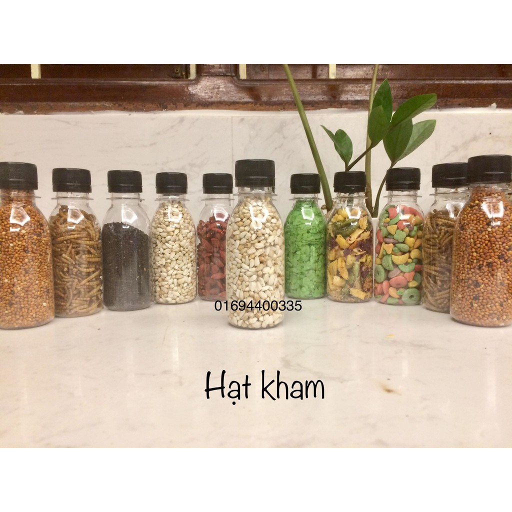 Chai ăn vặt cho hamster