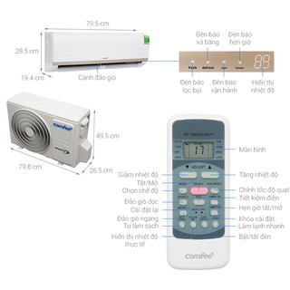 Máy lạnh Comfee Inverter 1 HP SIRIUS-9ED ( GIAO HÀNG HCM )