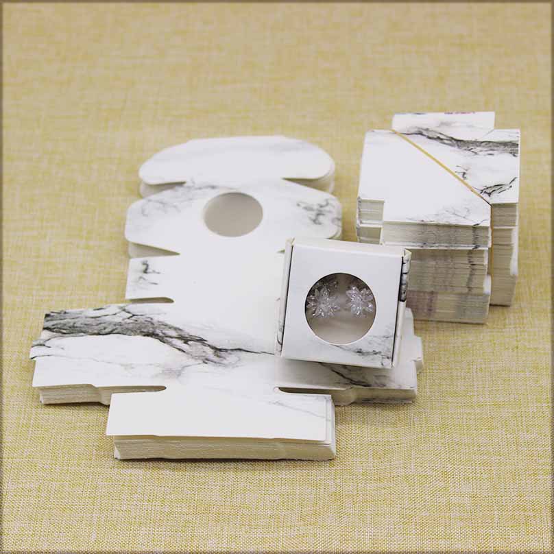 Set 10 Hộp Đựng Trang Sức Họa Tiết Đá Hoa Cương Nhiều Màu Sắc