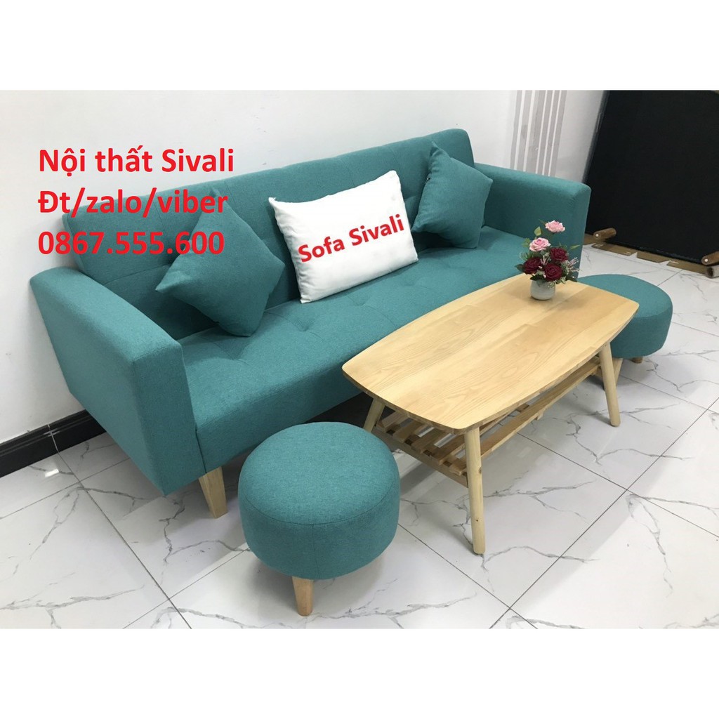 Bộ ghế dài sofa bed tay vịn phòng khách sopha sivali salon