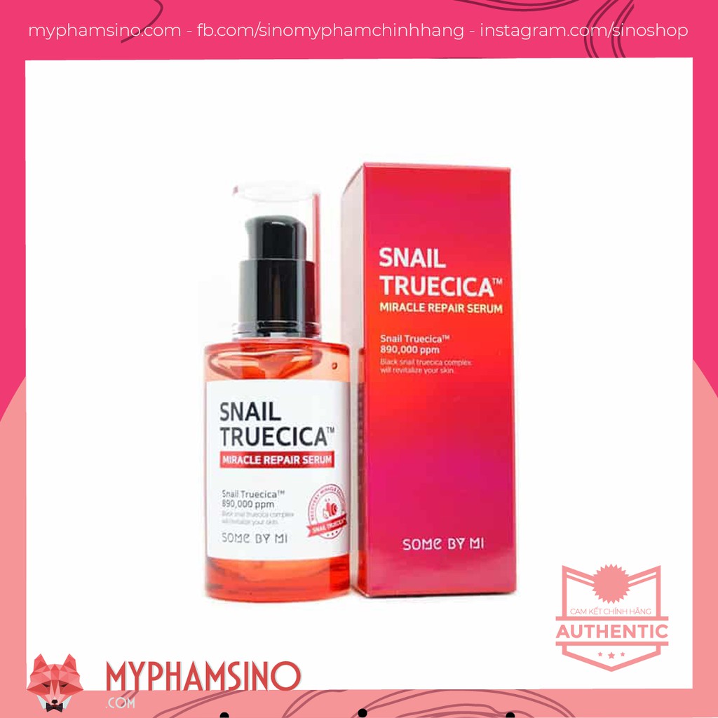 [CHÍNH HÃNG] Serum Some By Mi Snail Truecica Miracle Repair 50ml