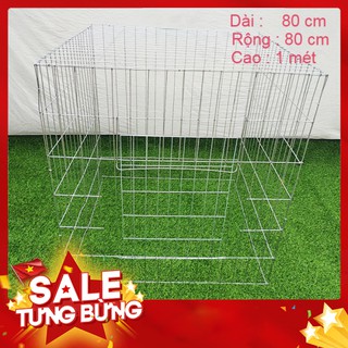 Lồng gà chọi 80 cm x 80 cm x cao 1 mét