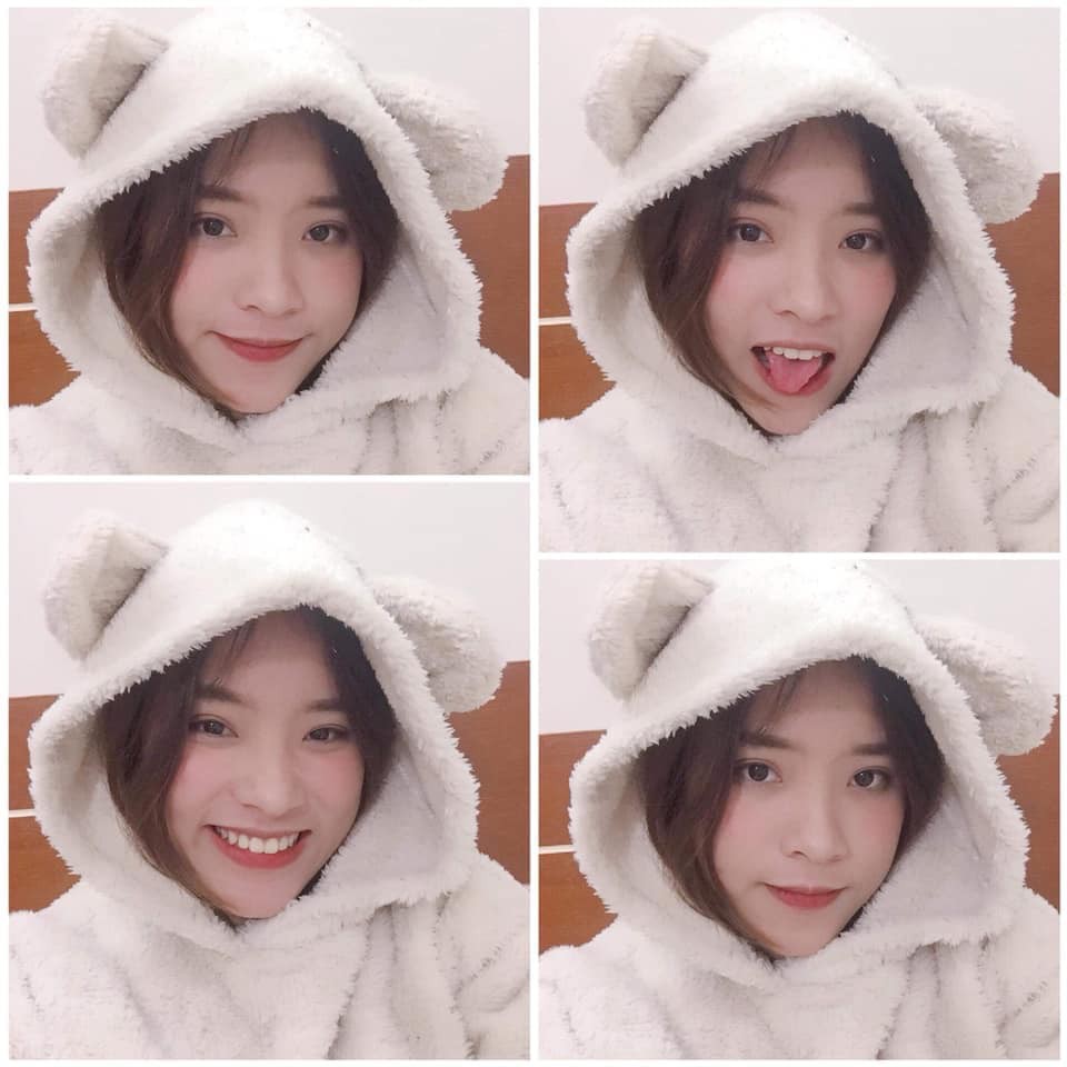 [MUST HAVE] Áo hoodie lông mũ tai gấu CUTE UNISEX | BigBuy360 - bigbuy360.vn