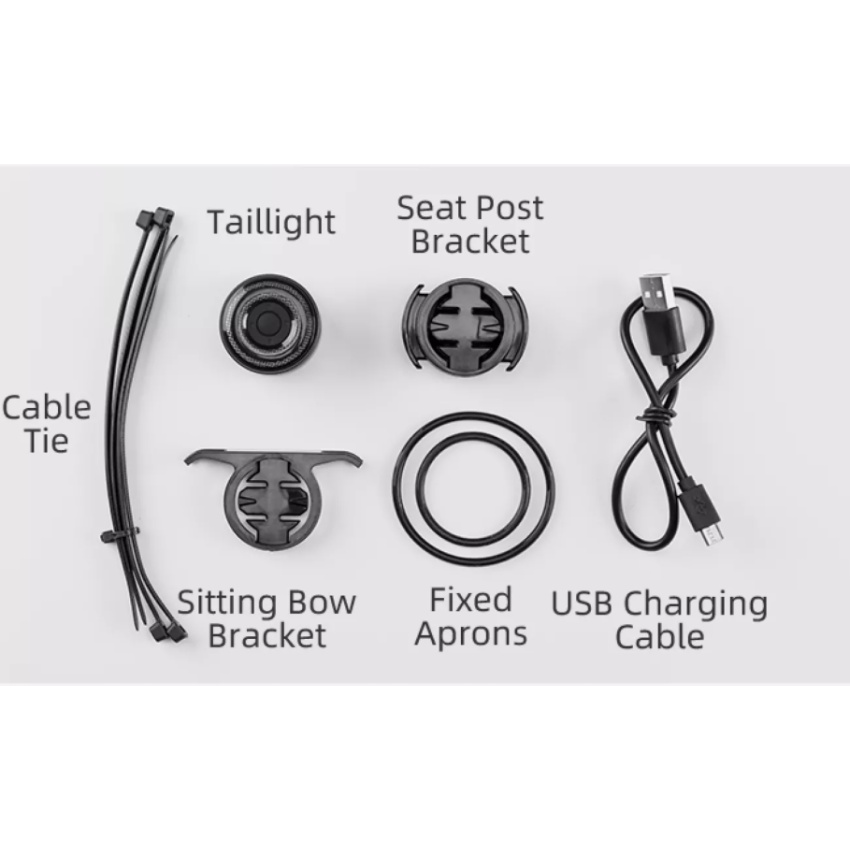 ROCKBROS ĐÈN HẬU Q1 ĐỔI MÀU CHÍNH HÃNG, PIN 30-50H LIÊN TỤC