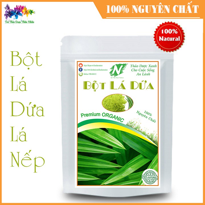 Bột Lá Dứa ( Lá Nếp ) Nguyên Chất 500g