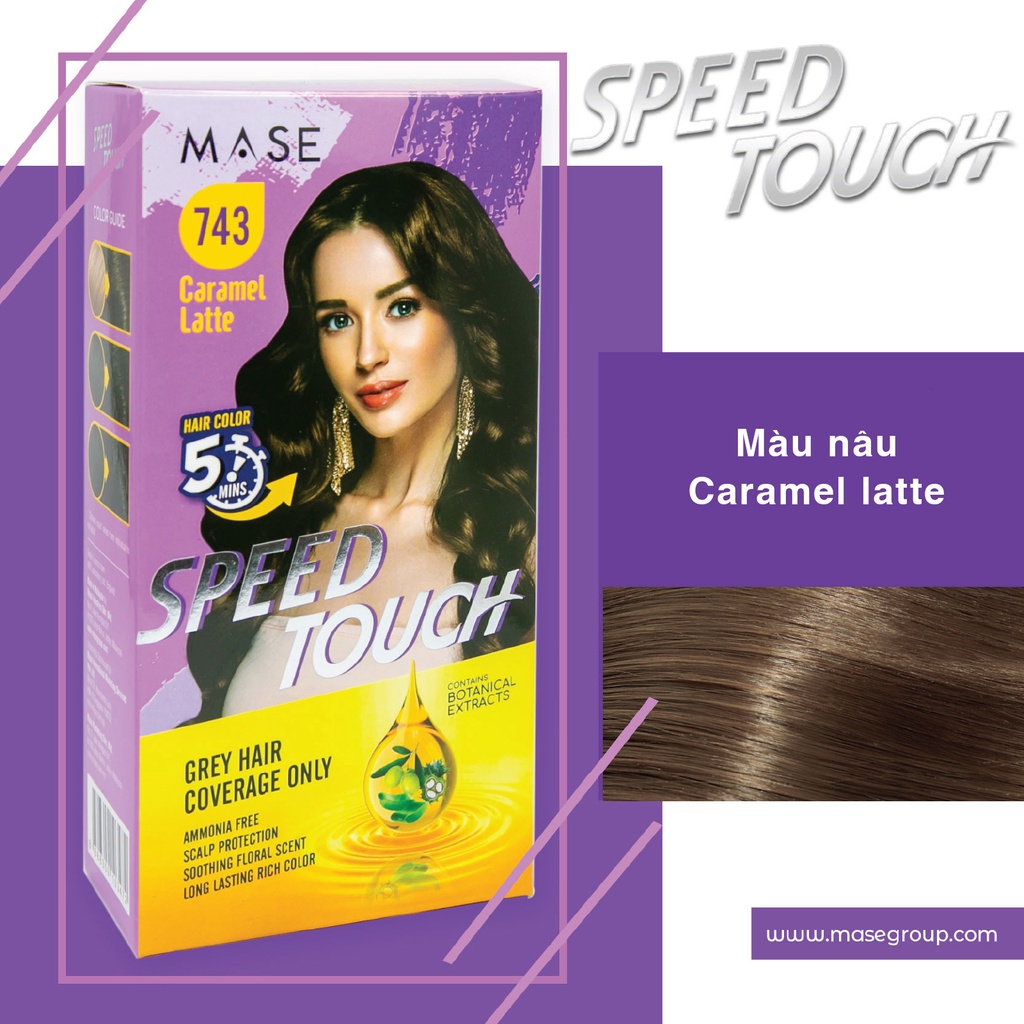 Thuốc Nhuộm Tóc Phủ Bạc Speed Touch - 5 phút