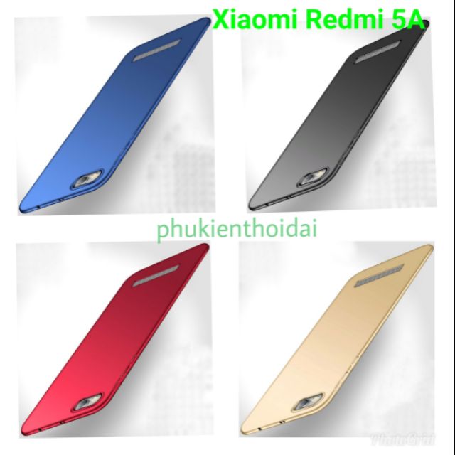 Xiaomi Redmi 5A ốp lưng nhựa nhung siêu mỏng cao cấp