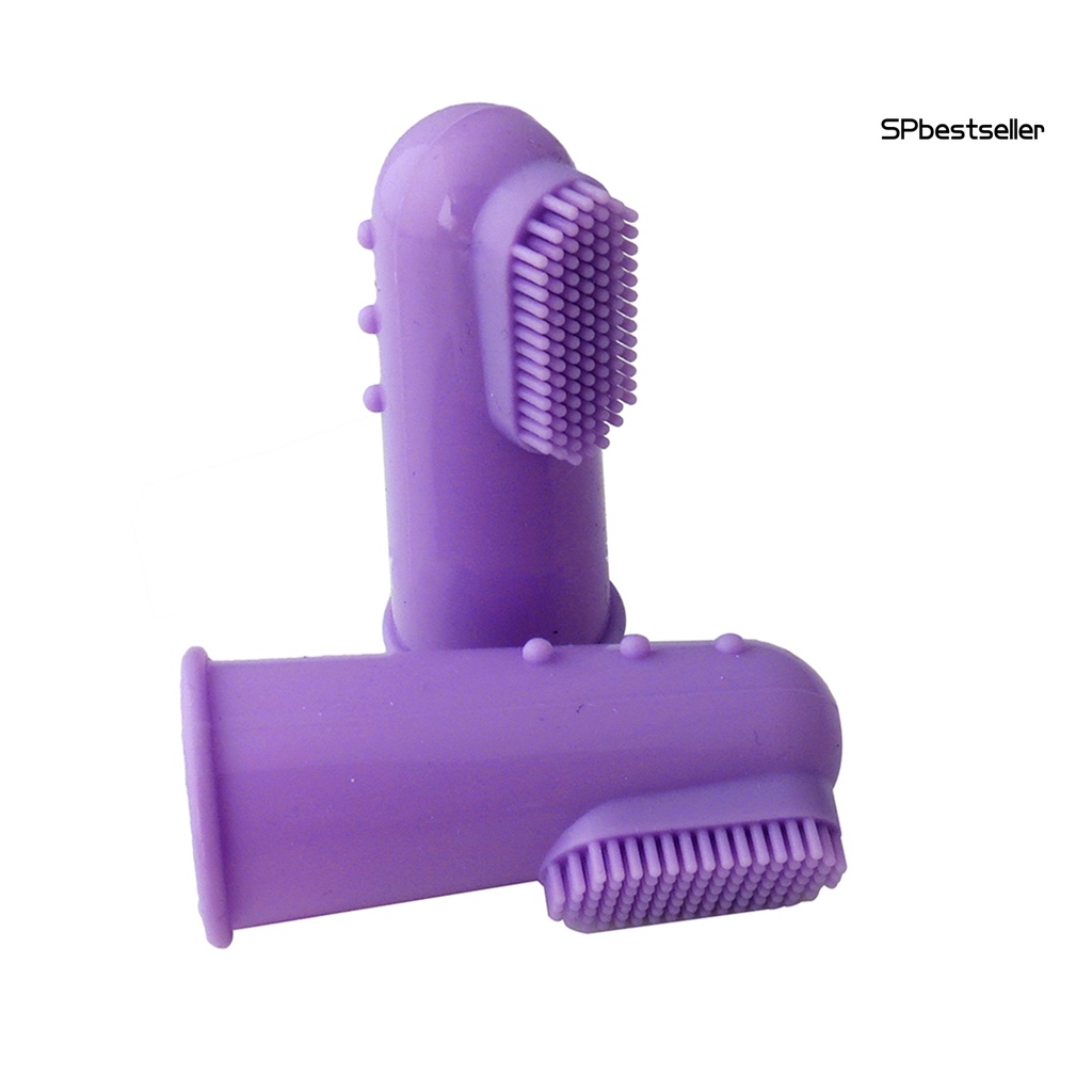 Bàn Chải Silicon Mềm Chăm Sóc Răng Miệng Cho Thú Cưng