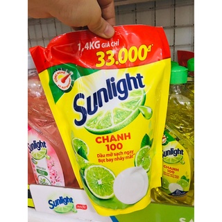 Sunlight nước rửa chén chanh túi 1.4kg