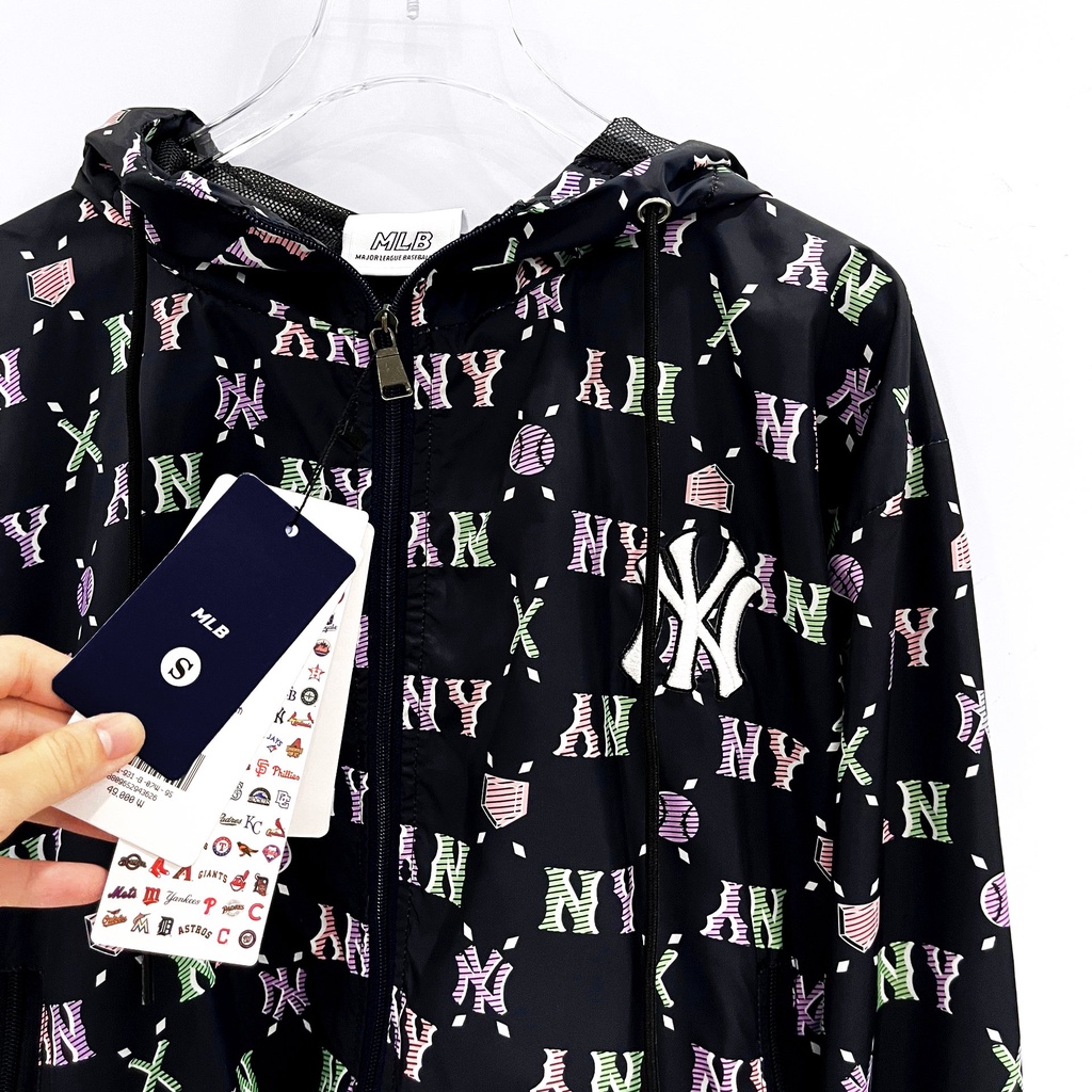 Áo Khoác M.L.B Croptop Hàng VNXK, Chất Vải Thoáng Mát.