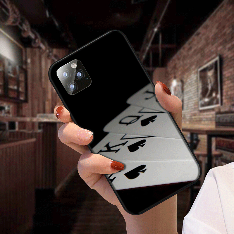 Ốp Điện Thoại In Hình Bộ Bài Poker Độc Đáo Cho Iphone X Xr Xs Max Iphone 11 Pro Max Se