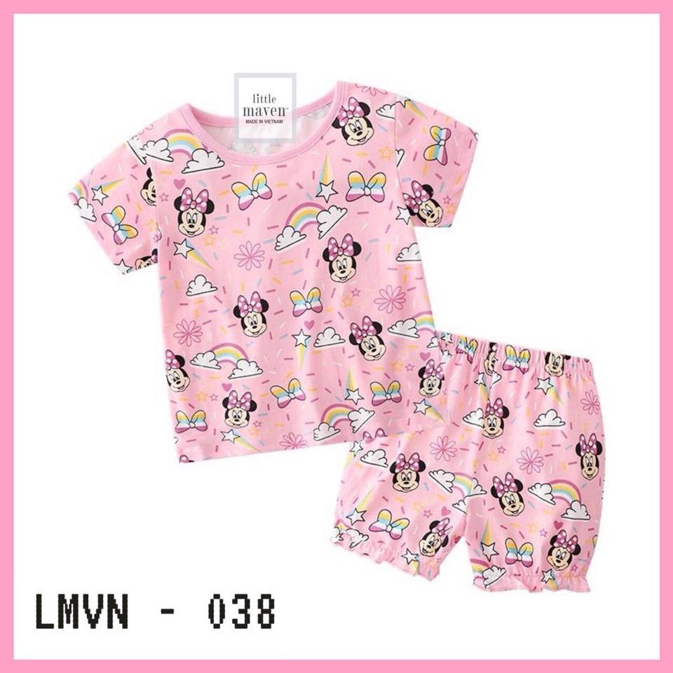 BỘ COTTON CỘC TAY LITTLE MAVEN 2020 - ALBUM SỐ 4