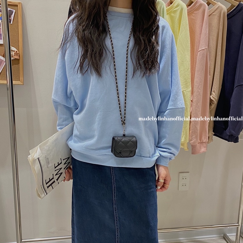 Áo sweater cổ tròn trơn (byMarco) | BigBuy360 - bigbuy360.vn