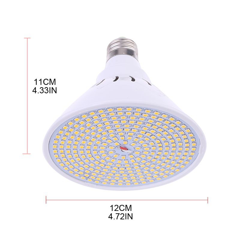 SEL 290 LED Beads Full Spectrum Plant Grow Light E27 Flower Growing Lamp for Indoor