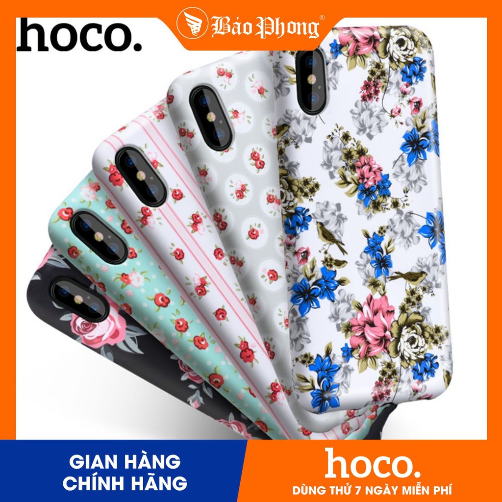 Ốp lưng HOCO Flowery series protective case dành cho IP7/8