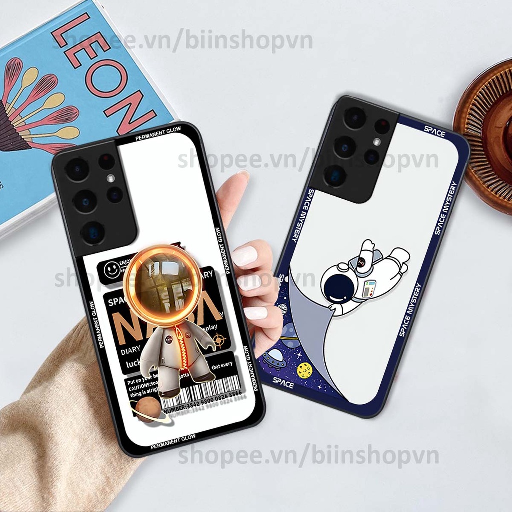 Ốp Samsung S21 Ultra phi hành gia vũ trụ space.x siêu đẹp, thời trang