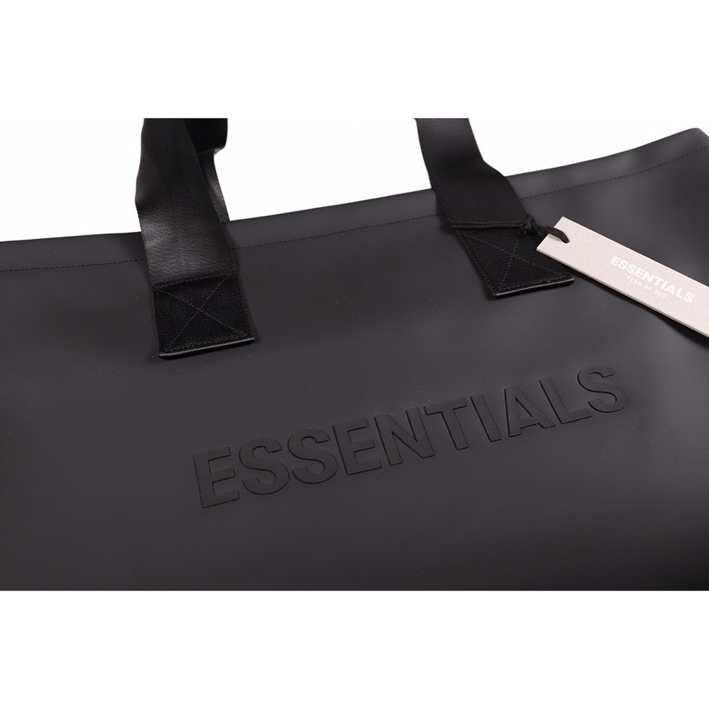 Túi FEAR OF GOD ESSENTIALS Tote Bag Dark Slate/Stretch Limo/Black, tote bag fog essentials