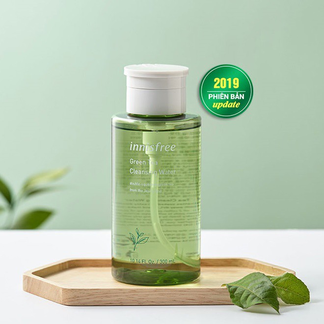 Nước Tẩy Trang Cho Da Dầu Mụn Innisfree Green Tea Cleansing Water 300ml