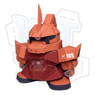 Mô hình giấy robot sd gundam ms-14s gelgoog