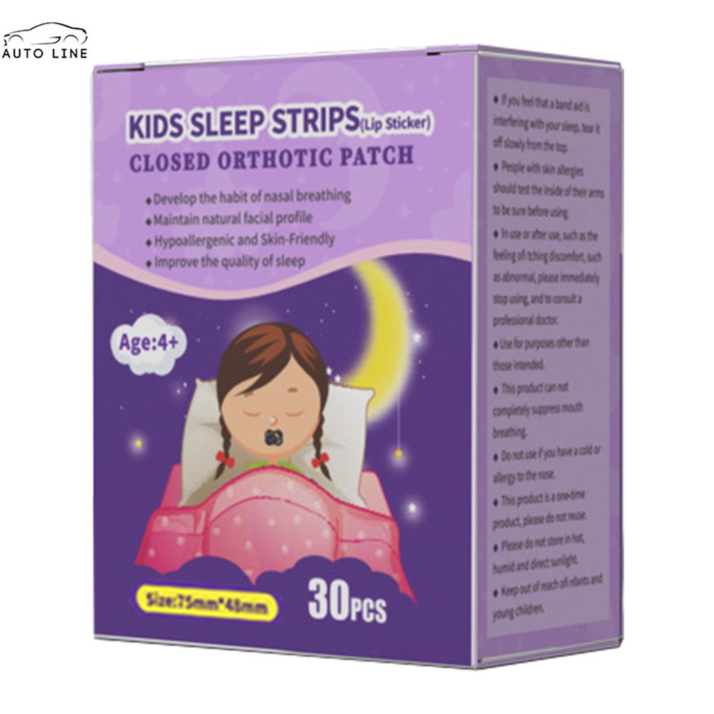 30 Miếng Dán Miệng Chống Ngáy Tự Dính Cho Bé Ngủ Mã C9733