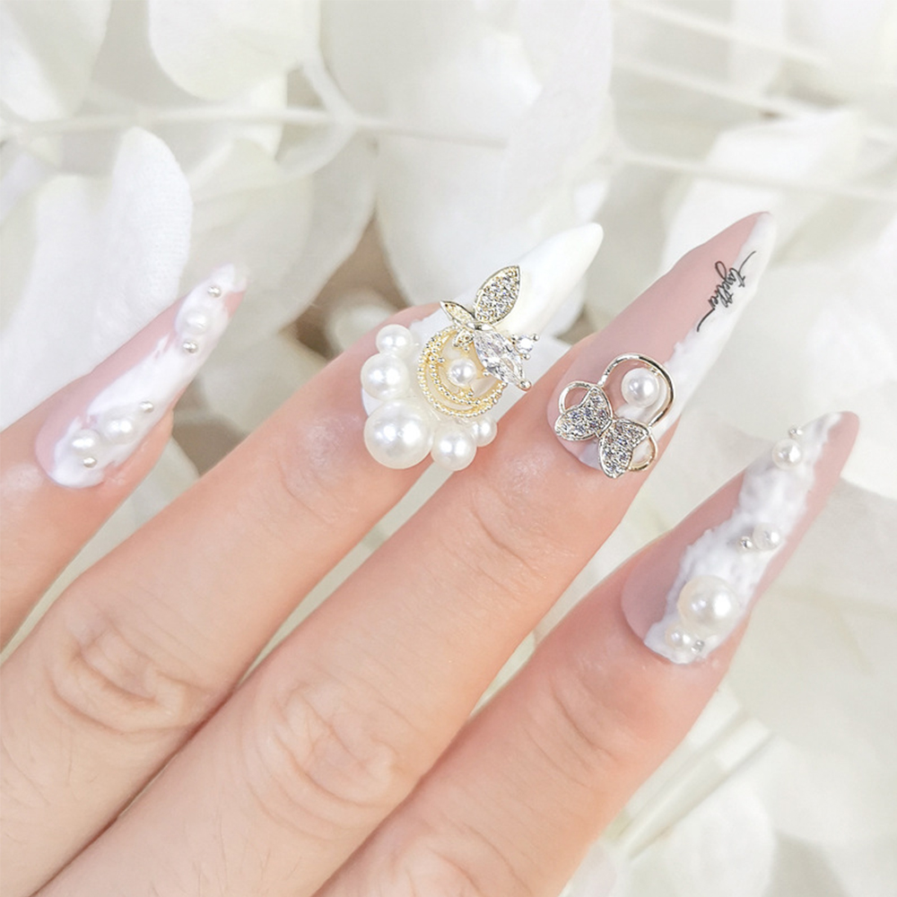 Phụ Kiện Trang Trí Móng Tay Nghệ Thuật  Đính Đá 3D Sang Trọng