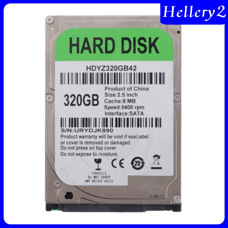 [HELLERY2] Universla 2.5 inch 320GB Laptop Internal Hard Drive Disk SATA 2 8M 5400RPM