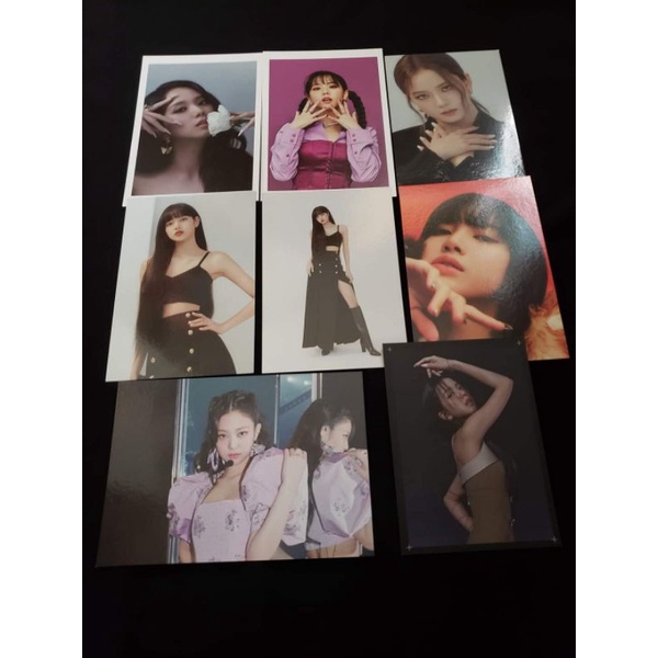 Postcard trong các album của Blackpink