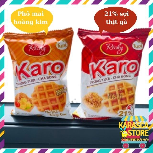Bánh Karo Lẻ 1 Cái,Bánh Karo Trứng Tươi Chà Bông Siêu Ngon