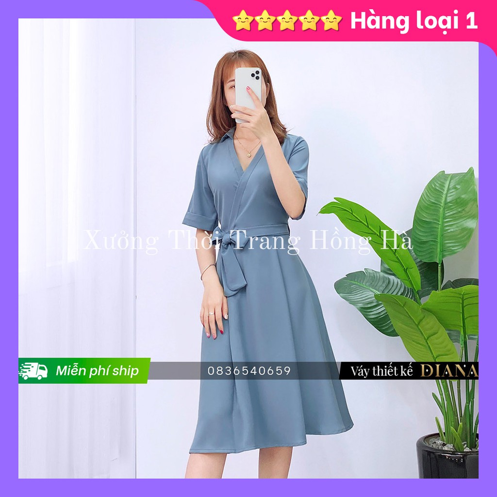 ✅🎯 Ảnh Thật 100% Mặc Là Mê 🎯✅ Váy xòe cổ đức lỡ tay, Đầm xòe cổ đức kiểu cách - hàng thiết sang trọng lịch sự, cao cấp🌺