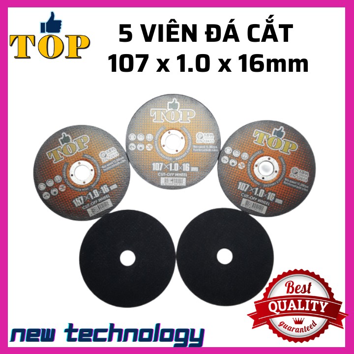 5 viên ĐÁ CẮT SẮT 100 | Đá cắt inox | Đá cắt TOP Hàn Quốc