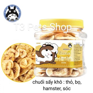 chuối sấy dành cho thỏ bọ hamster sóc