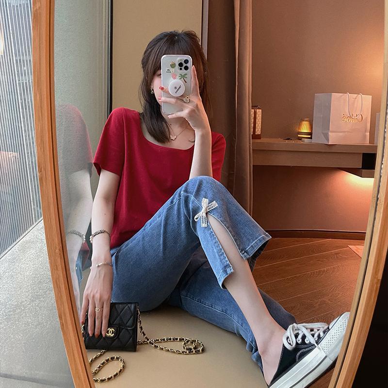 New spring-autumn 2021 new spring-autumn high-waisted jeans for women