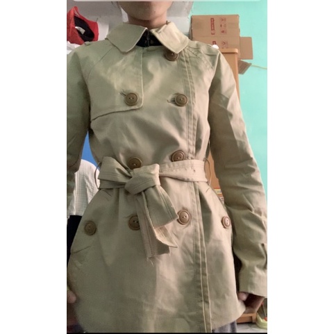 Áo khoác mangto nữ teenie weenie xuất dư