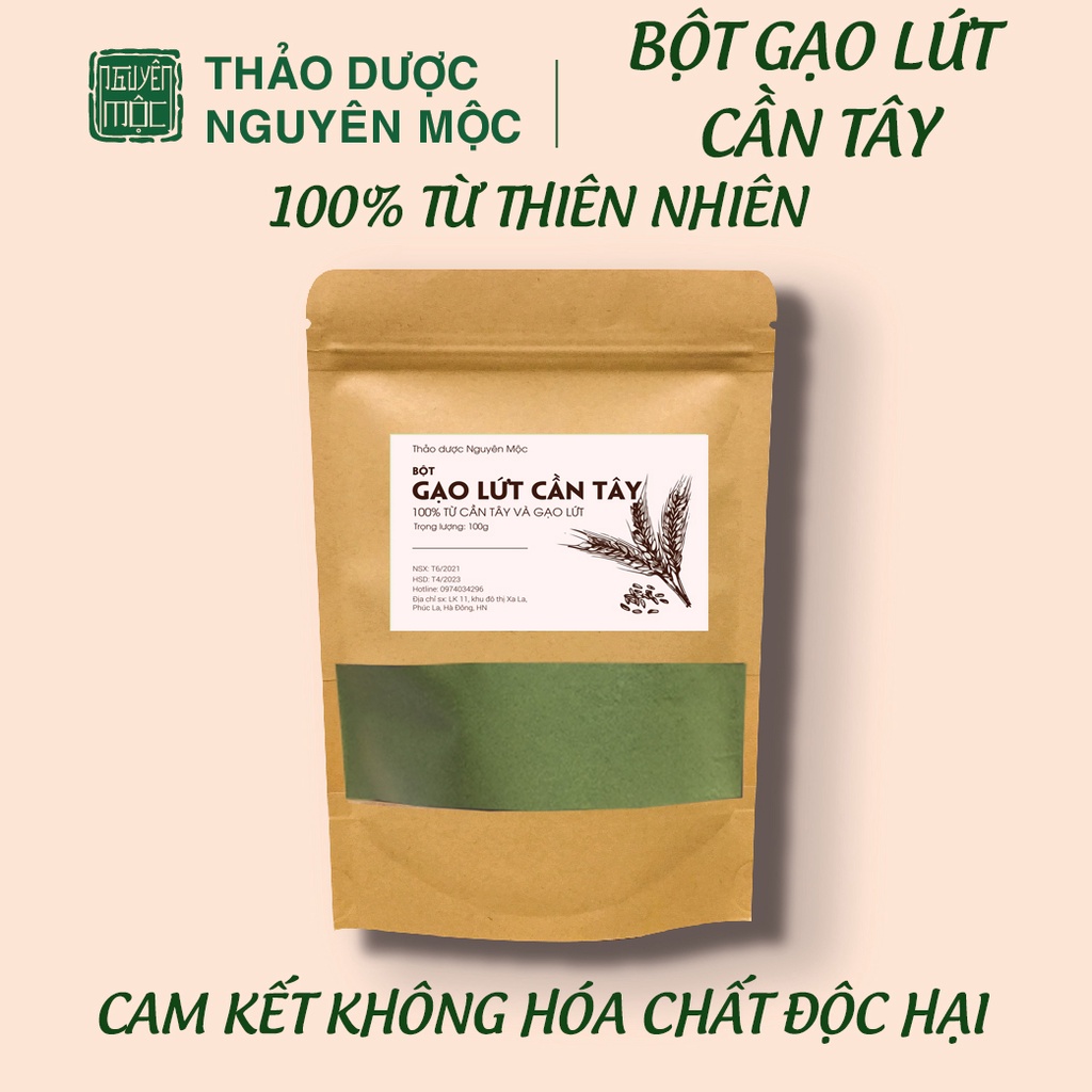 Bột gạo lứt cần tây nguyên chất hỗ trợ giảm cân nhanh giữ dáng đẹp da đánh bay mỡ thừa an toàn