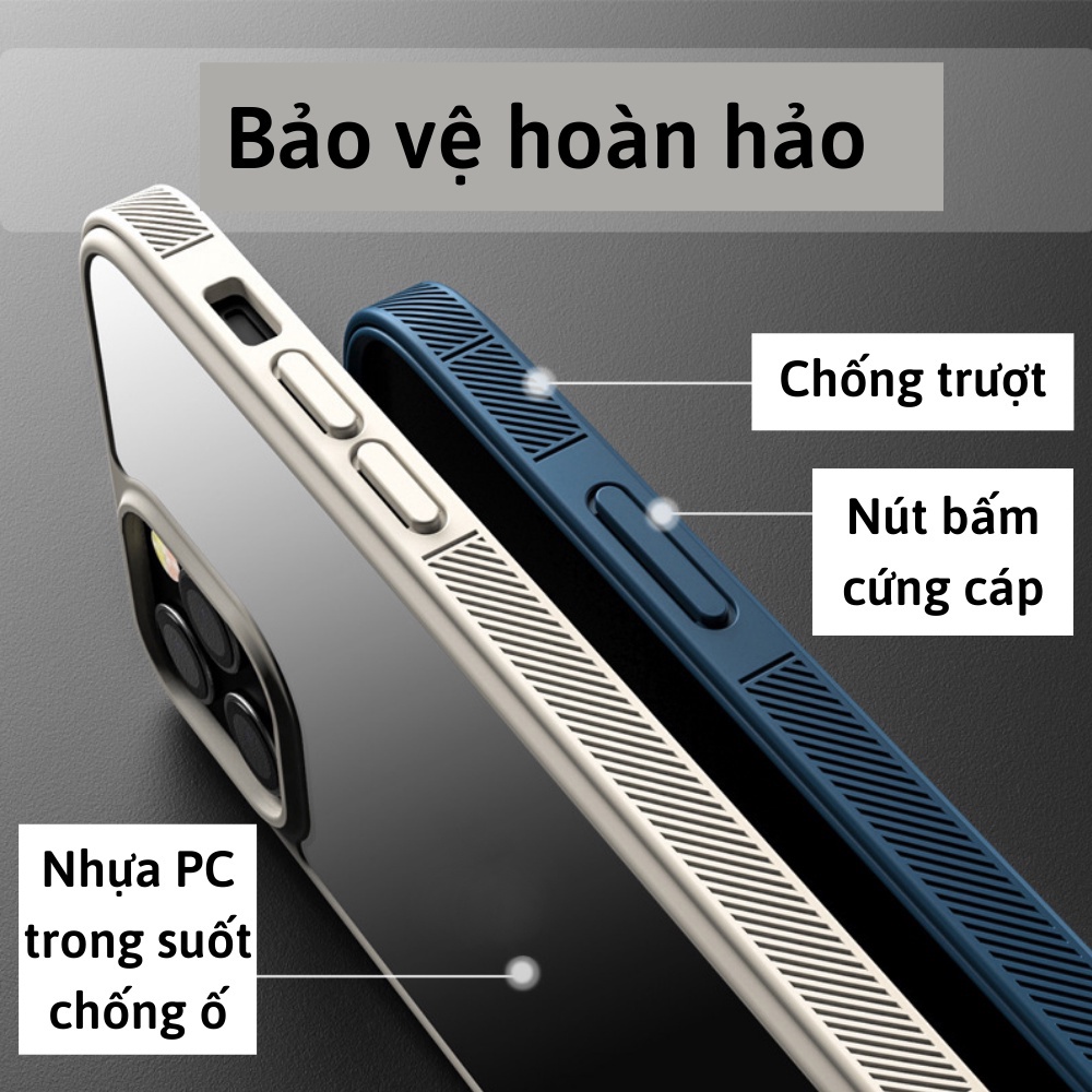 Ốp chính hãng - LIKGUS SkidProof iPhone 13 Ốp Lưng Iphone Chống Sốc MCASE Trong Suốt IP13