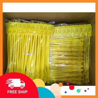 ( FREESHIP) Seal nhựa niêm phong hàng dây rút dẹt ( Túi 100 chiếc có Seri )
