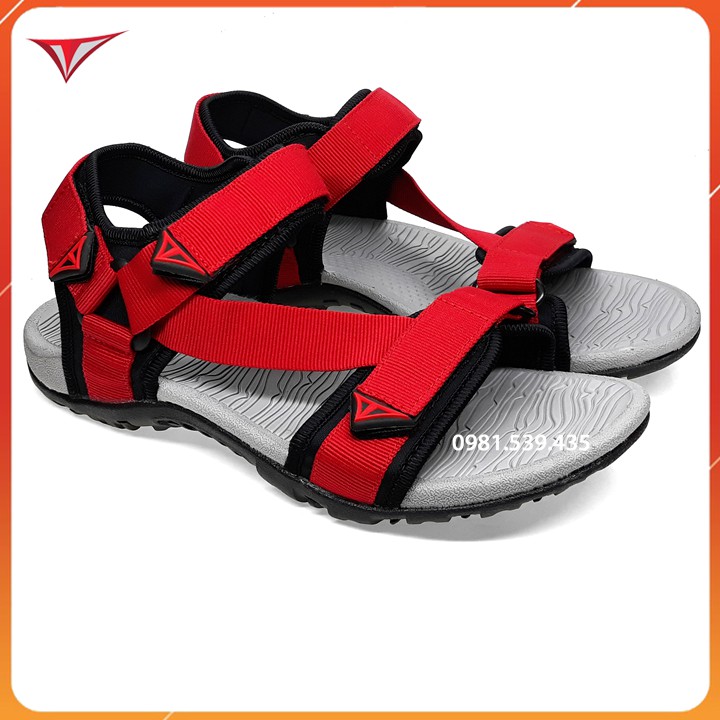 Giày sandal nam cao cấp xuất khẩu thời trang nam nữ vt02 đỏ