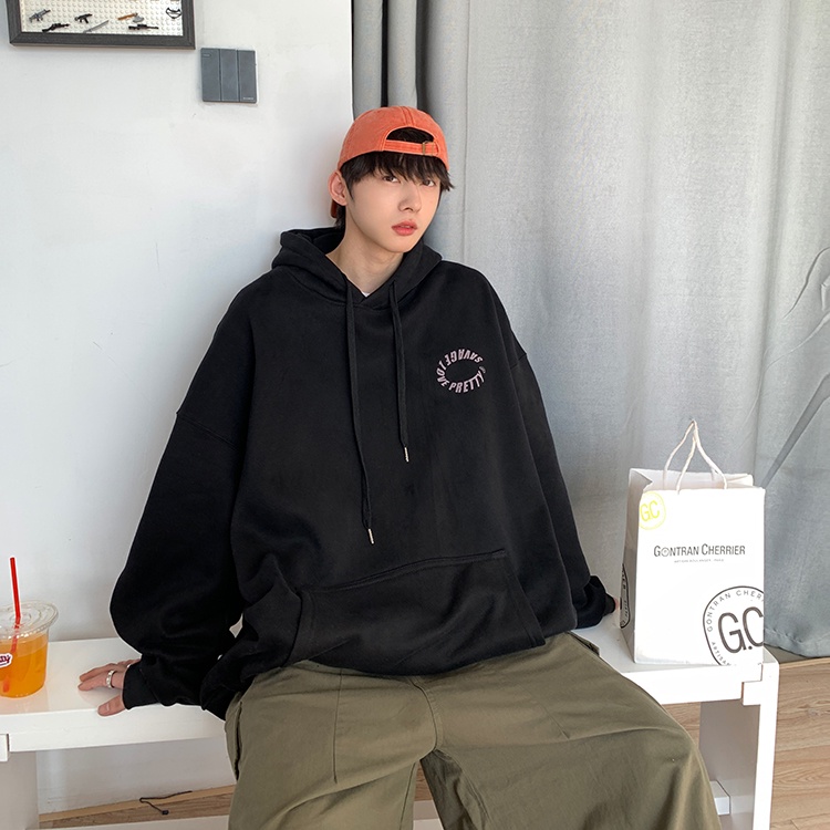 Áo hoodie dài tay in họa tiết phong cách năng động thời trang trẻ trung cho nam