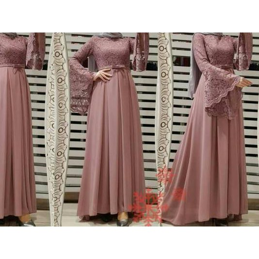 ♦ Xvc - Đầm Maxi Dài Medusa Mới Nhất / Đầm Maxi Tay Loe / Lược Maxi Thổ Cẩm Jers