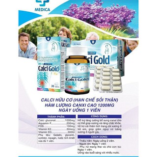 Calci hữu cơ Calci gold plus