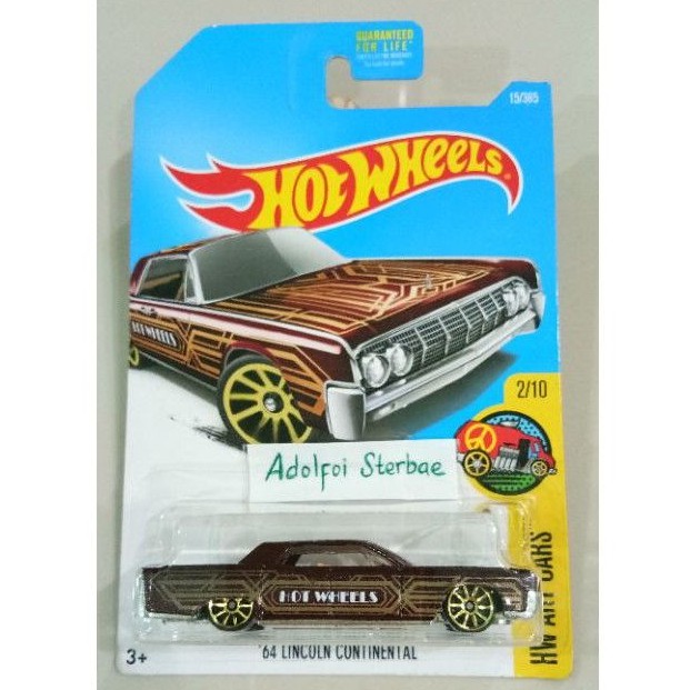 Hotwheels Mô Hình Đồ Chơi Xe Hơi 64 Lincoln Continental James Bond 007 Goldfinger