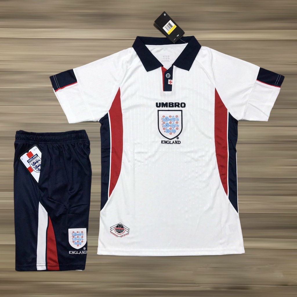 Bộ áo bóng đá ANH classic WC 1998