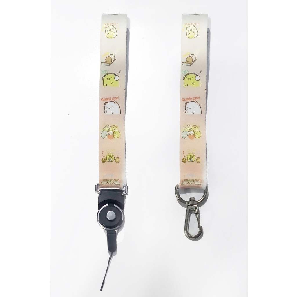 dây strap sumikko STI13 hoạt hình dây treo thẻ name tag ngắn cute dễ thương 15cm