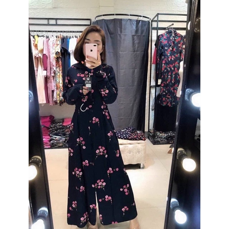 áo chống nắng thân dài lanh nhung 2lớp