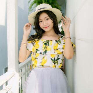 ÁO TRỄ VAI - LEMONTREE TOP